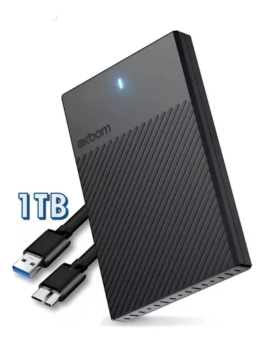 Disco rígido externo Exbom HDD USB 3.0 1TB Portátil Usb 3.0 Para Notebook Ps4 Ps5 Xbox One E Series Windows
