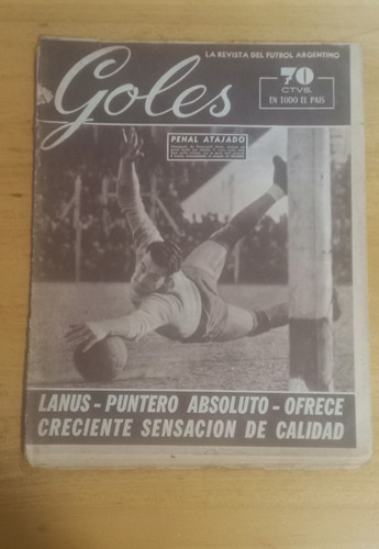 Revista Goles 161 - 10/07/51 Penal Atajado Marrapodi Ferro