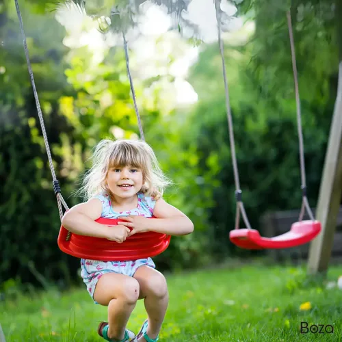 Asiento de columpio de plástico PE con cuerda ajustable Asiento de columpio de árbol para niños Interior al aire libre Wmkox8yii shdjk3355 | Bodega Aurrera en línea