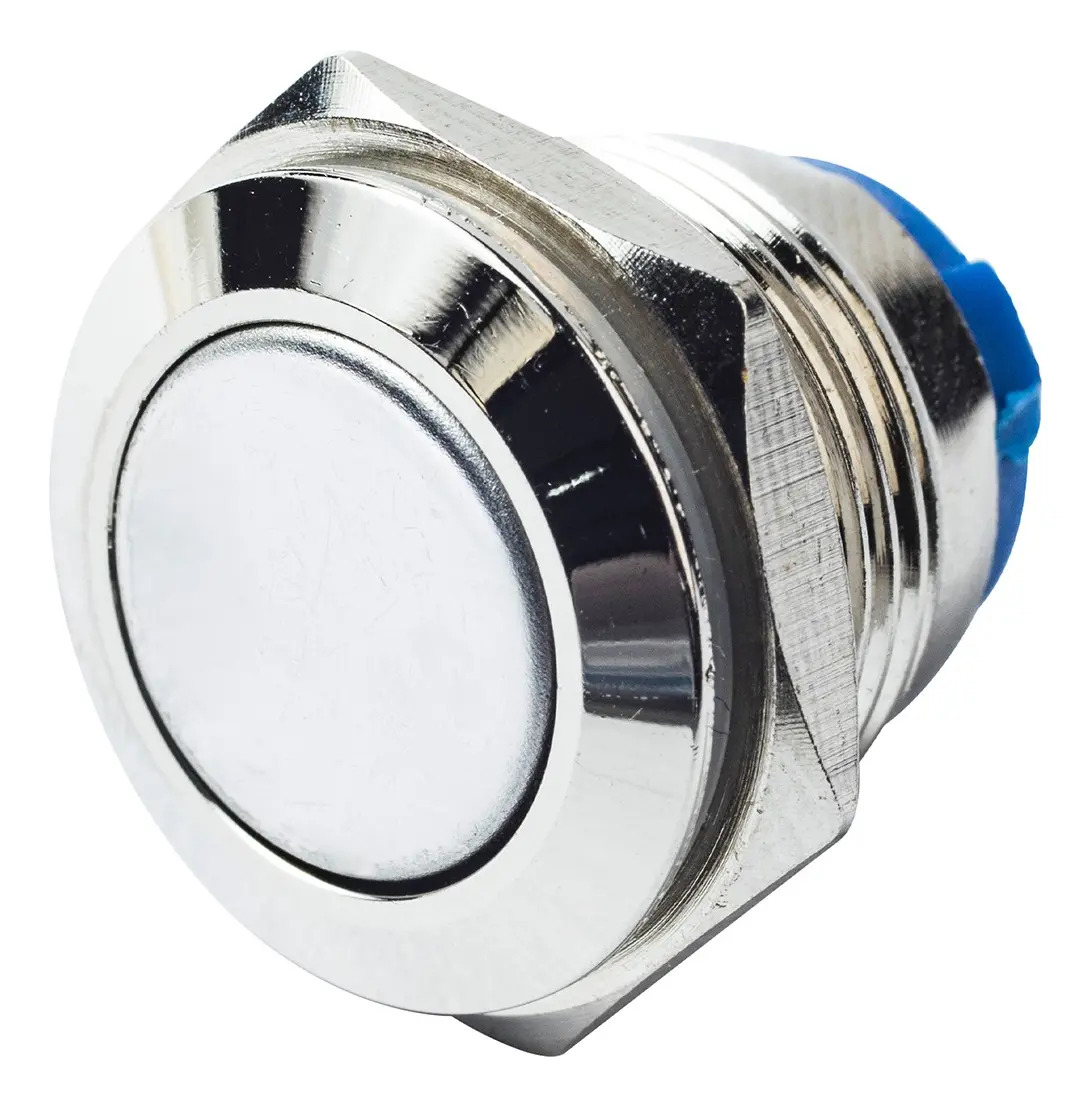 Push Boton Metalico Switch Momentaneo 16mm 3a Ip65