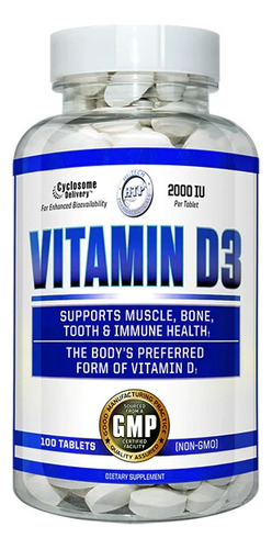 Hi-tech Vitamin D2 2000 Iu 100 Tabs