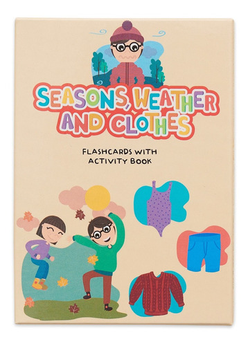Seasons, Weather And Clothes  - Flashcards + Activity Book -