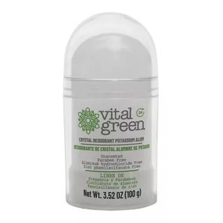 Vital Green Desodorante Cristal Alumbre 100gr (paq 1 Und)