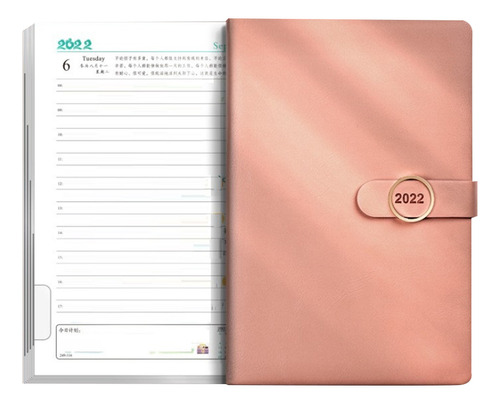Planificador Organizador Para 2022, Cuaderno Y Diario, Tamañ