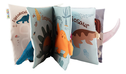 GLG Compatible Libro Sensorial De Dinosaurios For La