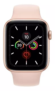 Apple Watch (GPS) Series 5 40mm caixa 40mm de alumínio gold pulseira pink sand A2092