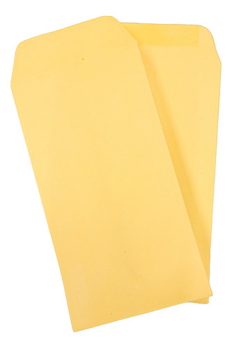 200 Sobres Manila Coin 6x16cm Color Amarillo Azul Rojo Verde