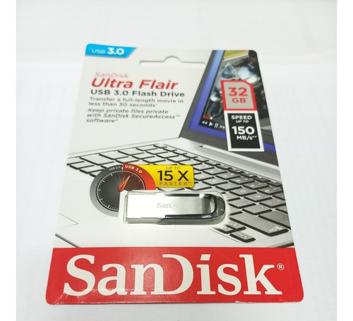 Pen Drive Sandisk Ultraflair 32gb Usb 3.0