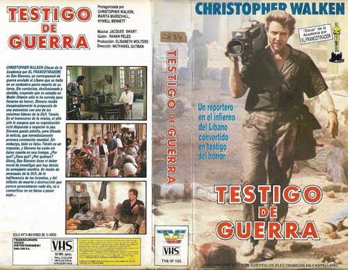 Testigo De Guerra Vhs Christopher Walken Deadline 1987