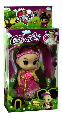 Boneca Bonequinha Cute Baby My Girl Kit 3 Bonecas