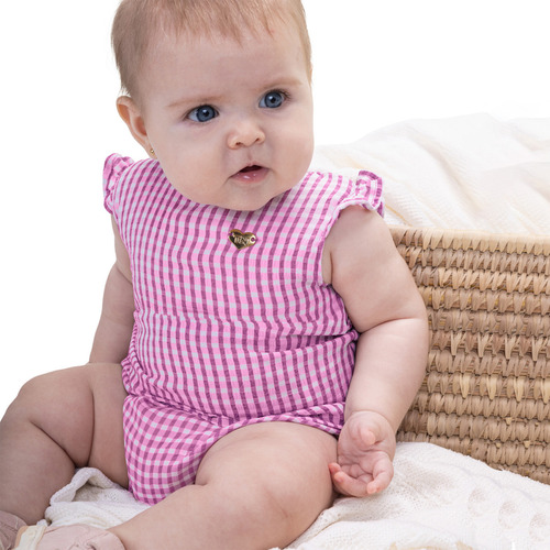 Conjunto Infantil Menina Camiseta E Tapa Fralda Algodão