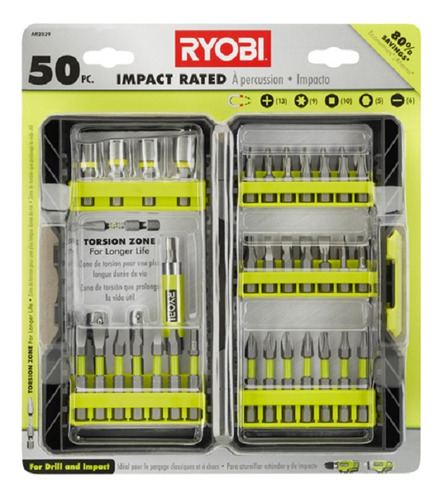 Puntas Para Taladros Ryobi 50 Piezas