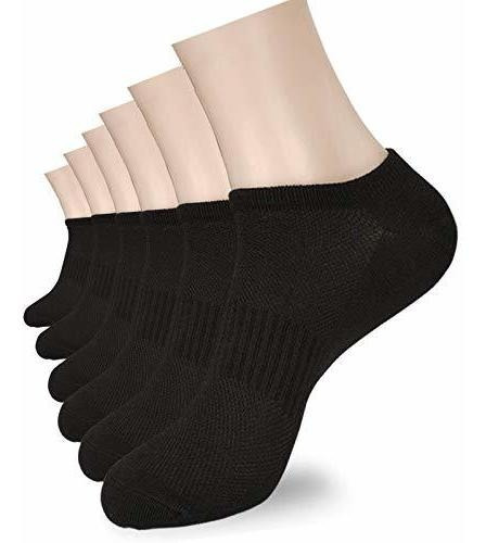 Gymbrave 6 Pairs Men's Running Ankle Socks, Athletic Low Cut