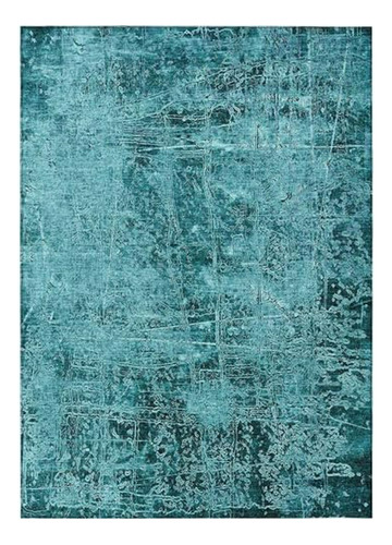 Rug Teal Acn559 Lavable, Resistente, Interior/exterior