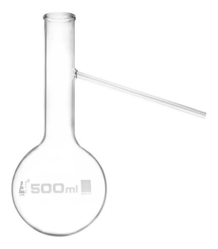 Balón De Destilación De 500ml De Vidrio Boro 3.3 *inlabs*