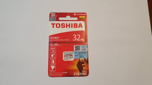 Memoria Microsd Toshiba Exceria 32gb Clase10 U3