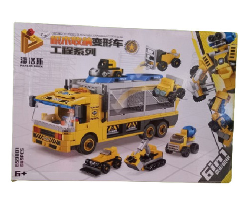 Camion Robot Auto 649pcs Armar Bloque Adaptable Escala Legos