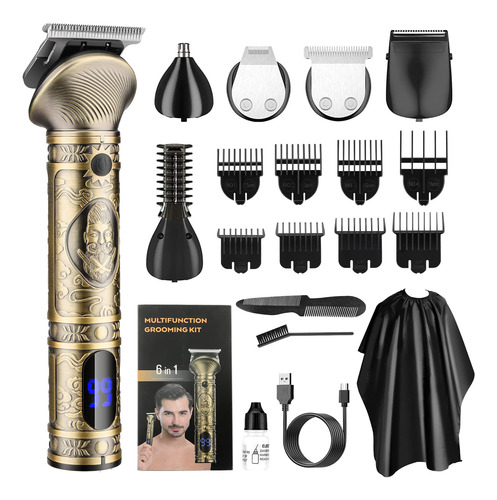 Zesuti Cortadora De Barba Para Hombres, Kit De Aseo Y Afeita