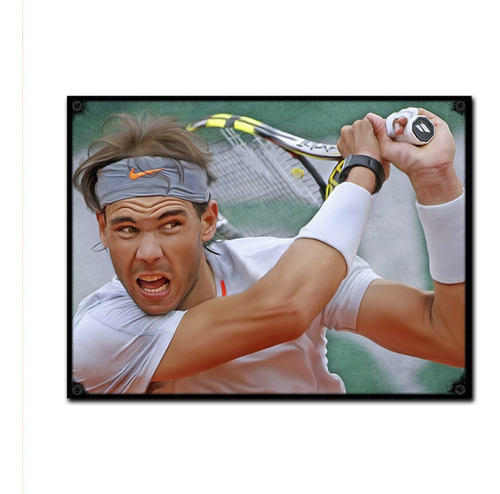 #1044 - Cuadro Vintage - Rafael Nadal Rafa Tenis No Chapa