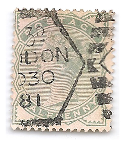 Inglaterra Gran Bretaña Scott 78 Reina Yv 67 $ Año 1880/81