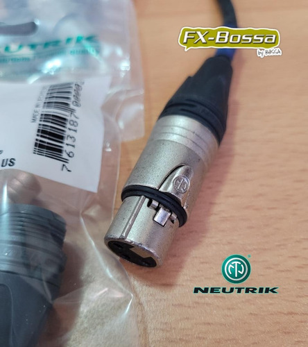 Conector Neutrik 3pin Xlr Hembra Nc3fxx Original