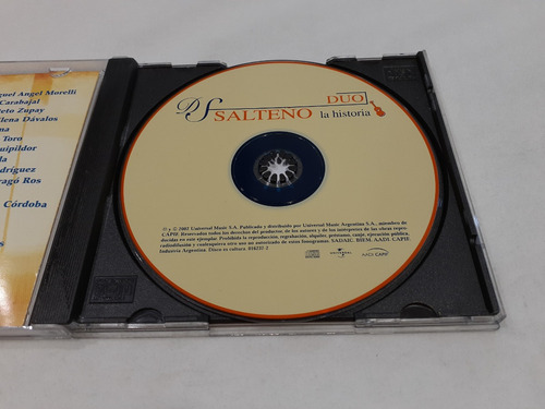 La Historia, Dúo Salteño - Cd 2002 Nacional Excelente 8/10 (Usado)