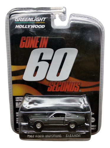 Greenlight Gone In 60 Seconds 1967ford Mustang Eleanor