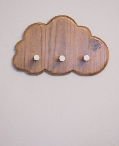 Perchero De Madera Nube