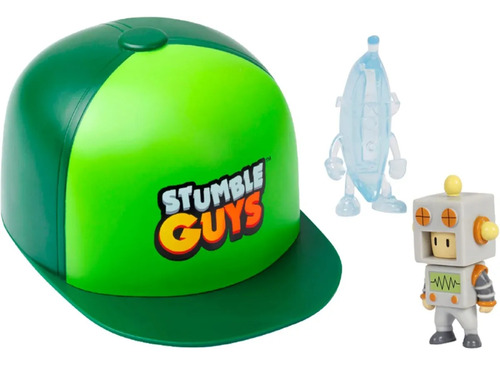 Stumble Guys Série 2 - Boné Com 2 Mini Figuras Surpresas