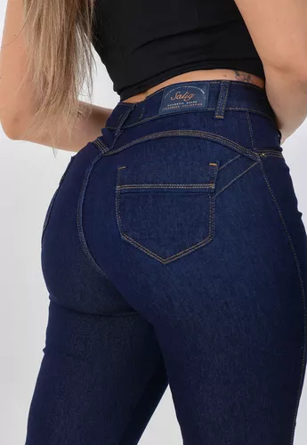 Calças Jeans Femininas Hot Pants Cintura Alta Promoçao