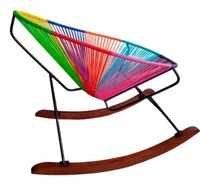 Comprar Silla Mecedora Acapulco En Mimbre Plástico Silla Pera