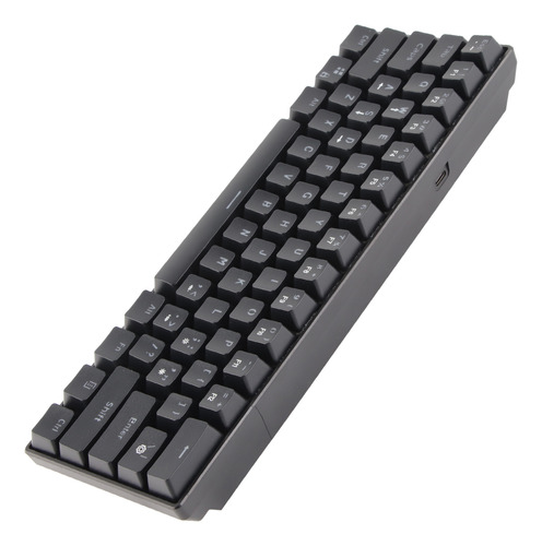 Teclado Mecánico De 61 Teclas Con Retroiluminación Rgb Azul