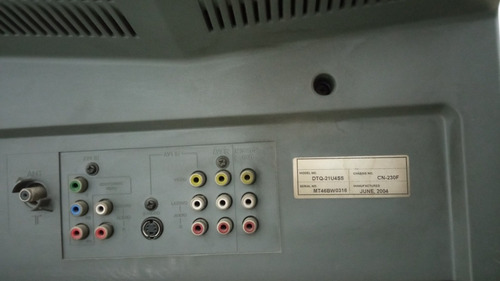 Imagen 5 de 8 de Televisor Daewoo 21 Modelo 2004 Funcionando Bien