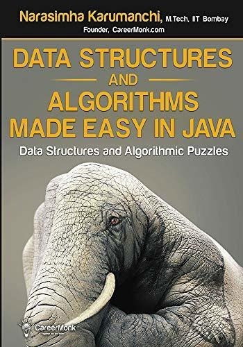 Data Structures And Algorithms Made Easy In Java Dat, De Karumanchi, Narasi. Editorial Careermonk Publications En Inglés