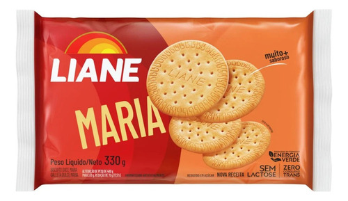 Biscoito Doce Maria Sem Lactose 330g - Liane