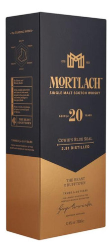 Pack De 4 Whisky Mortlach 20 Years 700 Ml