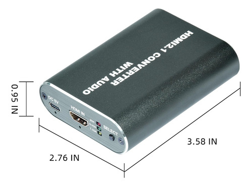 Extractor De Audio Bytecc 8k Hdmi, Extractor
