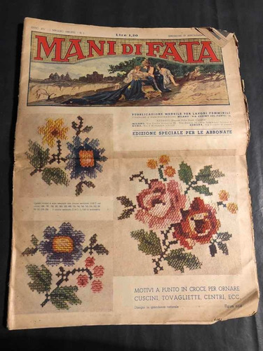 Antigua Revista De Labores Italiana Mani Di Fata. 53505.