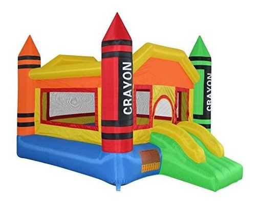 Inflable Mini Casa Rebote Con Soplador