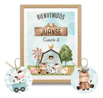 Comprar Kit Imprimible Granja Acuarela - Textos Editables
