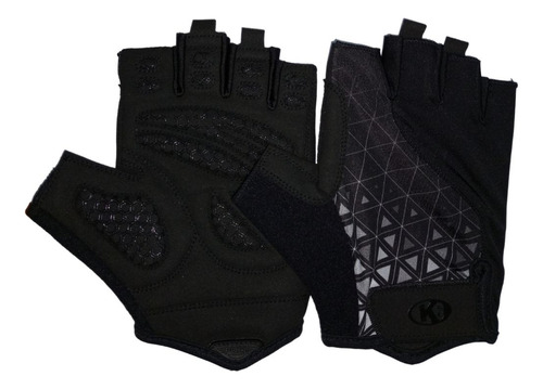 Guantes Gimnasio Levantamiento Pesas Gym Hombre Obliv Gris