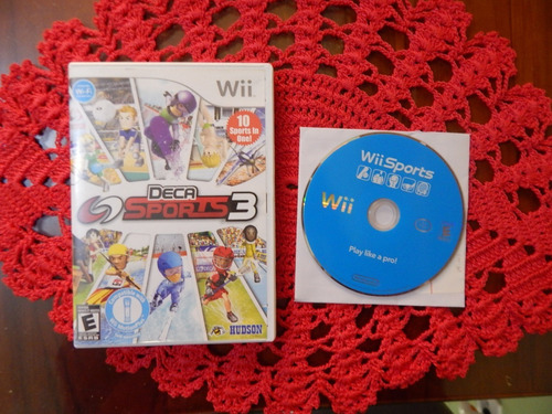 Deca Sports 3 + Wii Sports (só Disco) Wii Wiiu