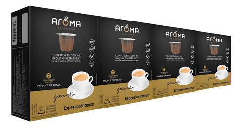 Cápsulas Café Aroma Selezione Intenso - 100 P/ Nespresso