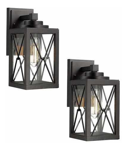 Emliviar Porch Lights Juego De 2 Faroles De Pared Para Exter