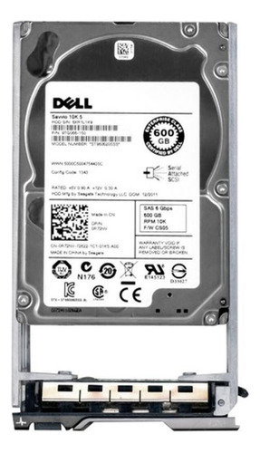 Hd Dell 0r72nv R72nv 600gb 2.5 Sas 10k 6gb/s 64mb Disco