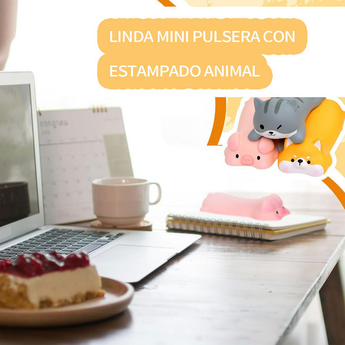 3 Peças De Apoio Para Pulso E Teclado E Suporte Para Mouse
