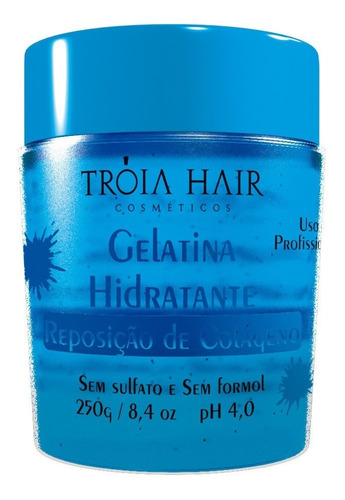 Repositor De Colágenos Gelatina Capilar Tróia Hair 250gr