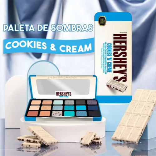 Paleta De Sombras Hersheys Cookies & Cream Republic Cosme Azul Acero