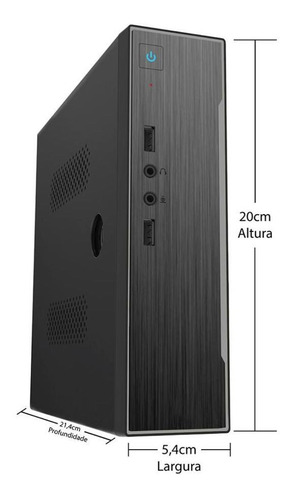 Imagem 3 de 4 de Pc Completo Monitor Intel Dual Core 8gb Ssd 240gb Full Hd
