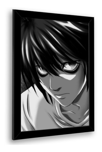 Quadro Death Note L Poster Anime 23x33cm